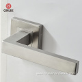 511-S1F-33 SN/NP zinc door handle on rose